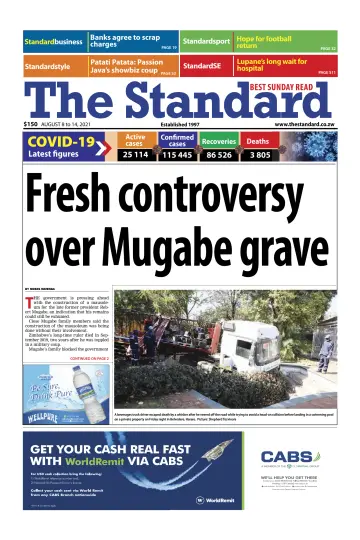 The Standard (Zimbabwe) - 8 Aug 2021