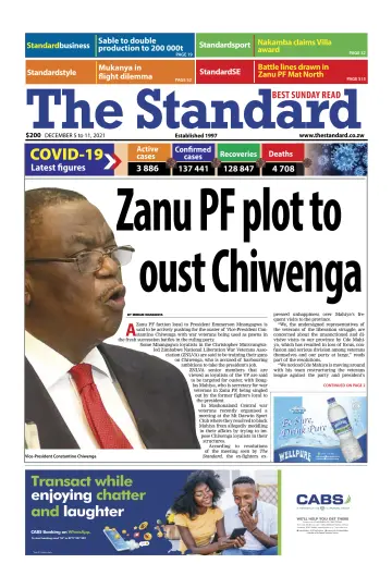 The Standard (Zimbabwe) - 5 Dec 2021