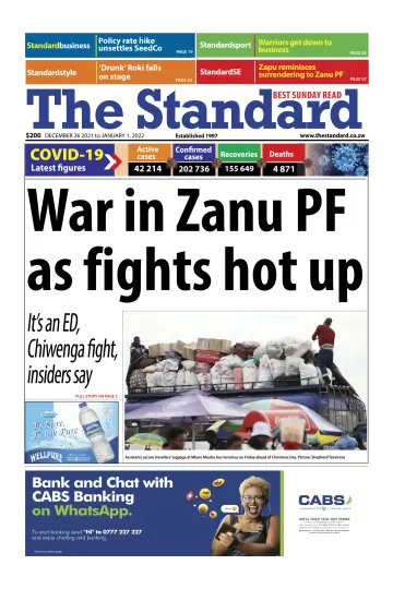 The Standard (Zimbabwe) - 26 Dec 2021