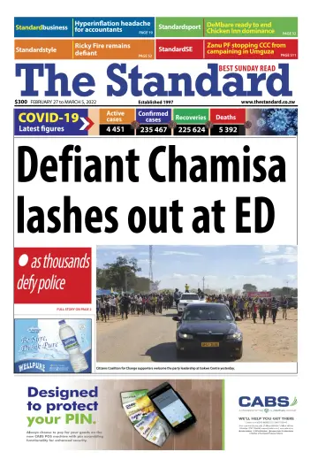 The Standard (Zimbabwe) - 27 Feb 2022