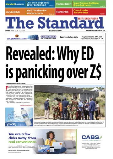 The Standard (Zimbabwe) - 15 May 2022