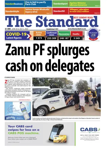 The Standard (Zimbabwe) - 26 Jun 2022