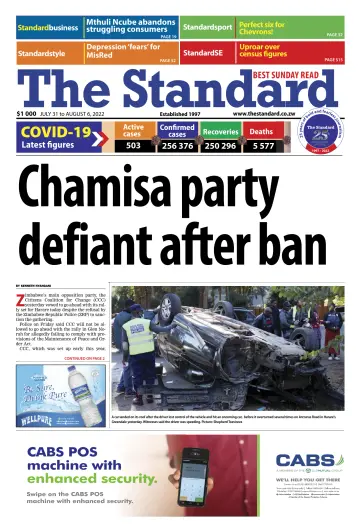 The Standard (Zimbabwe) - 31 Jul 2022
