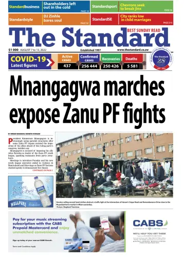 The Standard (Zimbabwe) - 7 Aug 2022