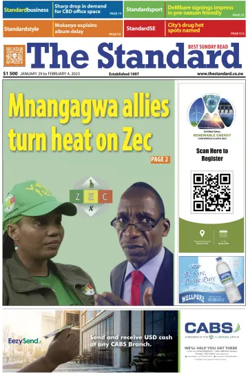 The Standard (Zimbabwe) - 29 Jan 2023