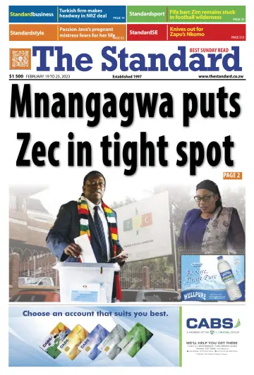 The Standard (Zimbabwe) - 19 Feb 2023