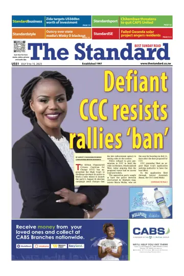 The Standard (Zimbabwe) - 9 Jul 2023