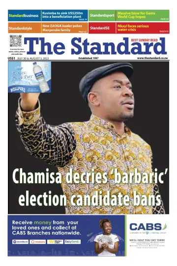 The Standard (Zimbabwe) - 30 Jul 2023