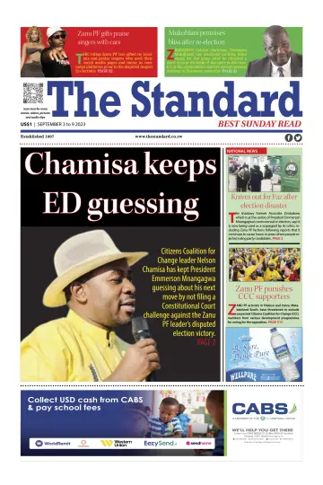 The Standard (Zimbabwe) - 3 Sep 2023