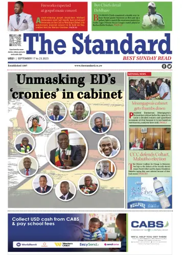 The Standard (Zimbabwe) - 17 Sep 2023