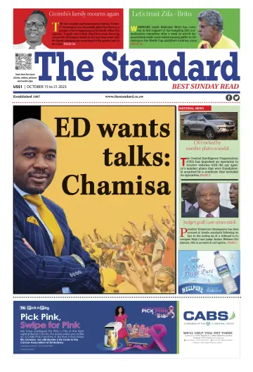 The Standard (Zimbabwe) - 15 Oct 2023