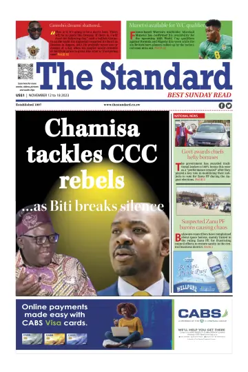 The Standard (Zimbabwe) - 12 Nov 2023