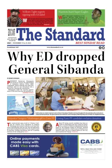 The Standard (Zimbabwe) - 19 Nov 2023