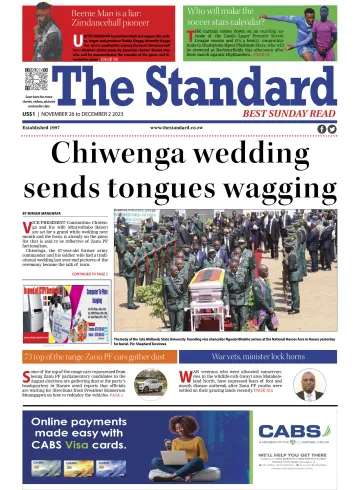The Standard (Zimbabwe) - 26 Nov 2023