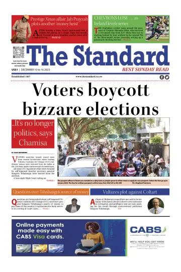 The Standard (Zimbabwe) - 10 Noll 2023