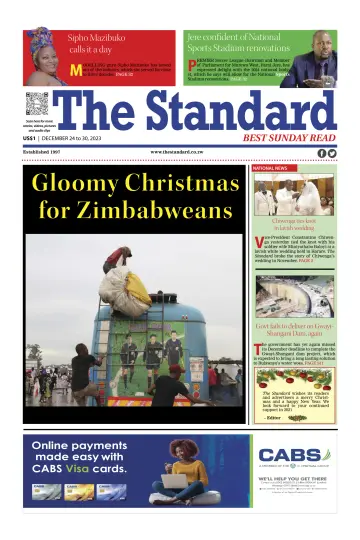 The Standard (Zimbabwe) - 24 Noll 2023