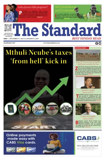 The Standard (Zimbabwe) - 31 Noll 2023