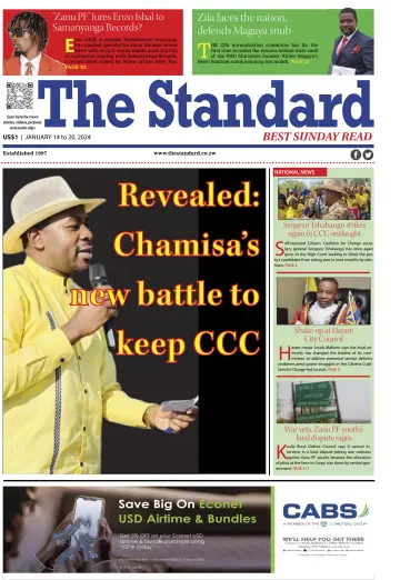 The Standard (Zimbabwe) - 14 Jan 2024