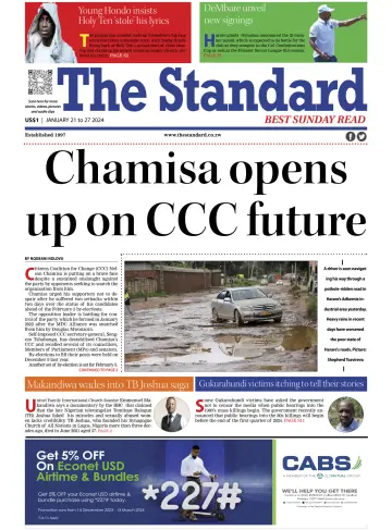 The Standard (Zimbabwe) - 21 1월 2024
