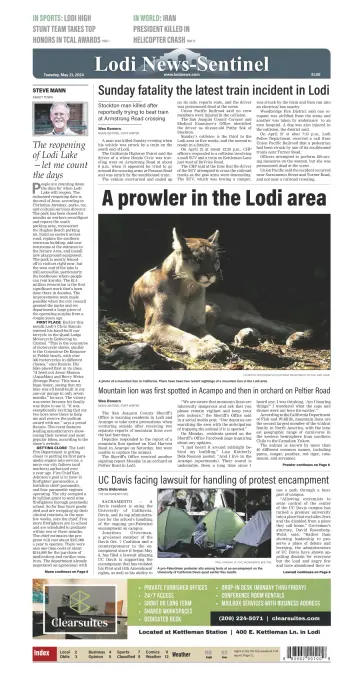 Lodi News-Sentinel - 21 5月 2024