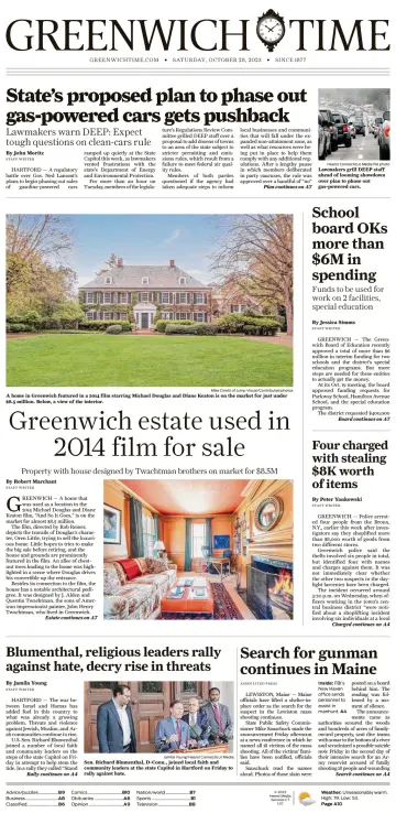 Greenwich Time - 28 Oct 2023