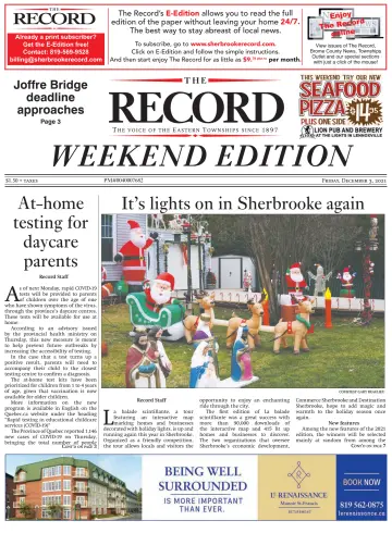 Sherbrooke Record - 3 Dec 2021