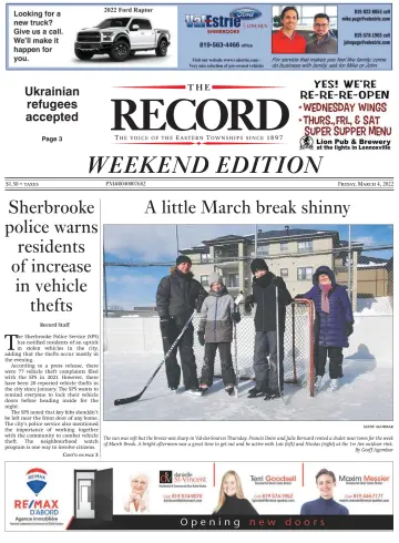 Sherbrooke Record - 4 Mar 2022