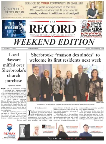 Sherbrooke Record - 25 Nov 2022