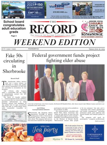 Sherbrooke Record - 16 Jun 2023