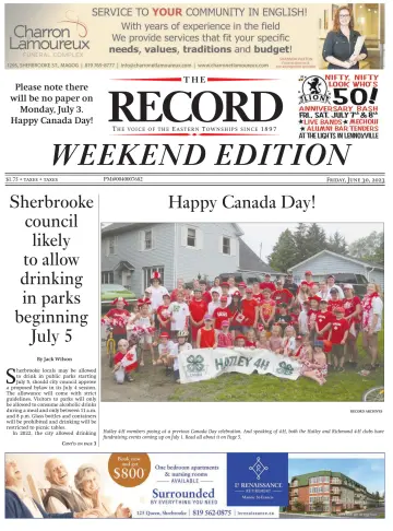 Sherbrooke Record - 30 Jun 2023