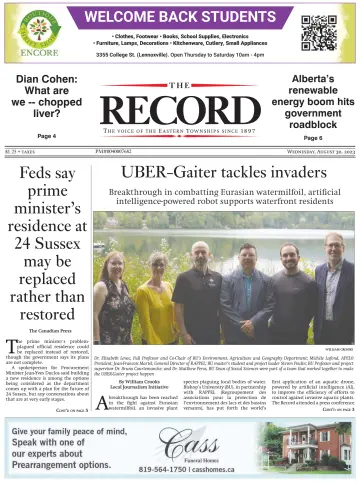 Sherbrooke Record - 30 Aug 2023