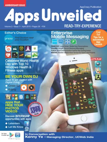 Apps Unveiled - 1 Apr 2015