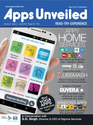 Apps Unveiled - 1 Jun 2015