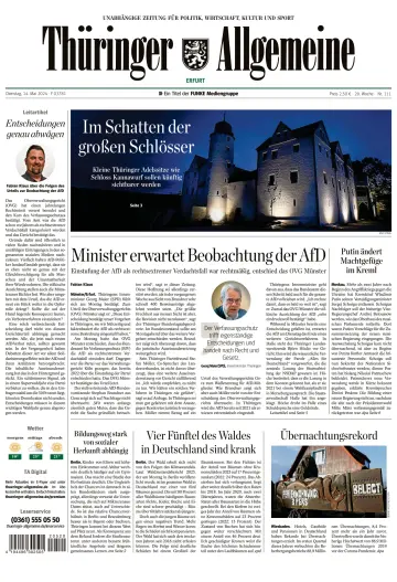 Thüringer Allgemeine (Erfurt) - 14 май 2024