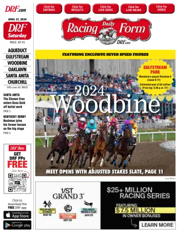Daily Racing Form National Digital Edition - 27 4月 2024