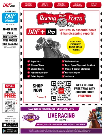 Daily Racing Form National Digital Edition - 29 Apr. 2024