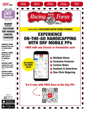 Daily Racing Form National Digital Edition - 2 May 2024