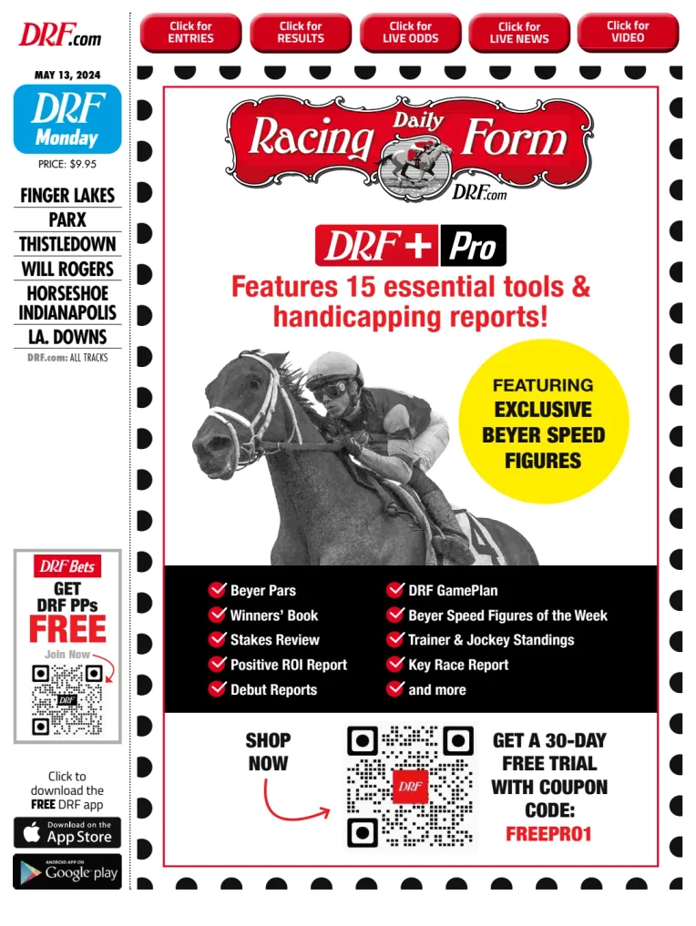Daily Racing Form National Digital Edition