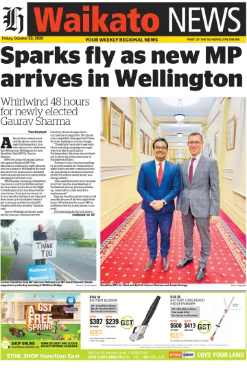 Waikato Herald - 23 Oct 2020