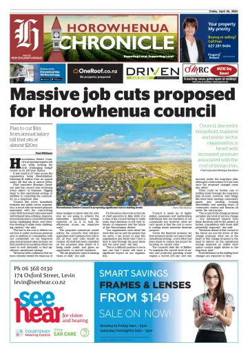 Horowhenua Chronicle - 26 avr. 2024