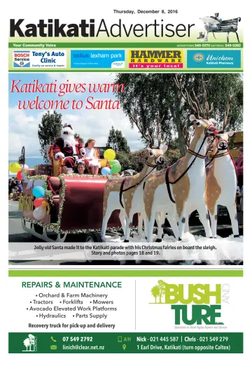 Katikati Advertiser - 8 Dec 2016