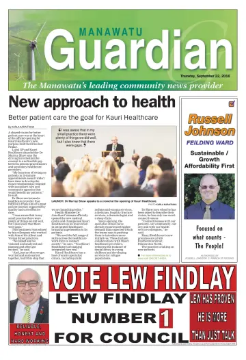 Manawatu Guardian - 22 Sep 2016