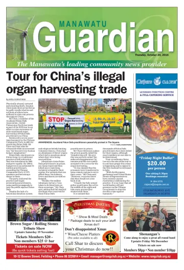 Manawatu Guardian - 20 Oct 2016