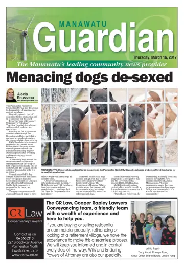 Manawatu Guardian - 16 Mar 2017