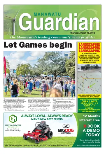 Manawatu Guardian - 15 Mar 2018