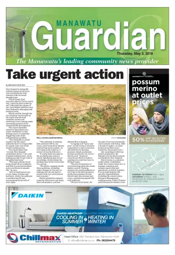 Manawatu Guardian - 3 May 2018