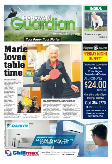 Manawatu Guardian - 15 Aug 2019