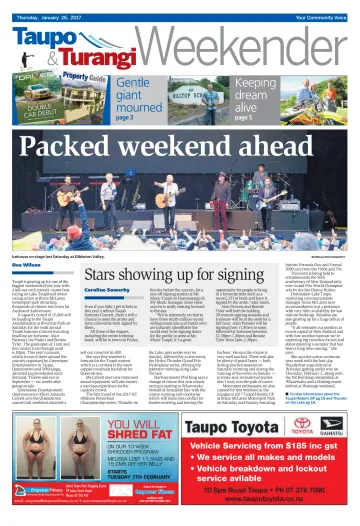 Taupo & Turangi Herald - 26 Jan 2017