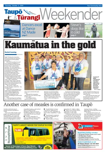 Taupo & Turangi Herald - 3 Oct 2019