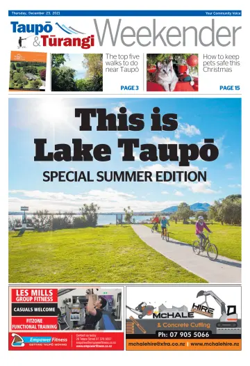 Taupo & Turangi Herald - 23 Dec 2021